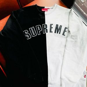 Supreme Spilt Crewneck Sweatshirt